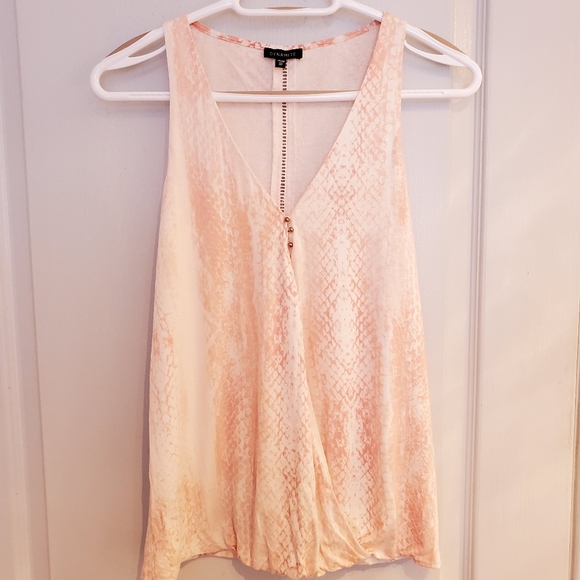 Dynamite Wrap Cross Over Sleeveless Top - Picture 3 of 7